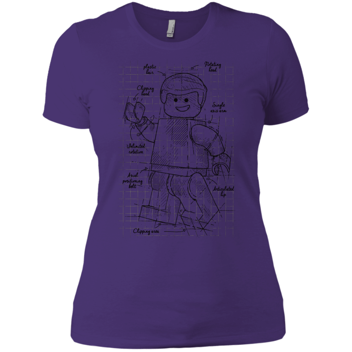 T-Shirts Purple Rush/ / X-Small Lego Plan Women's Premium T-Shirt