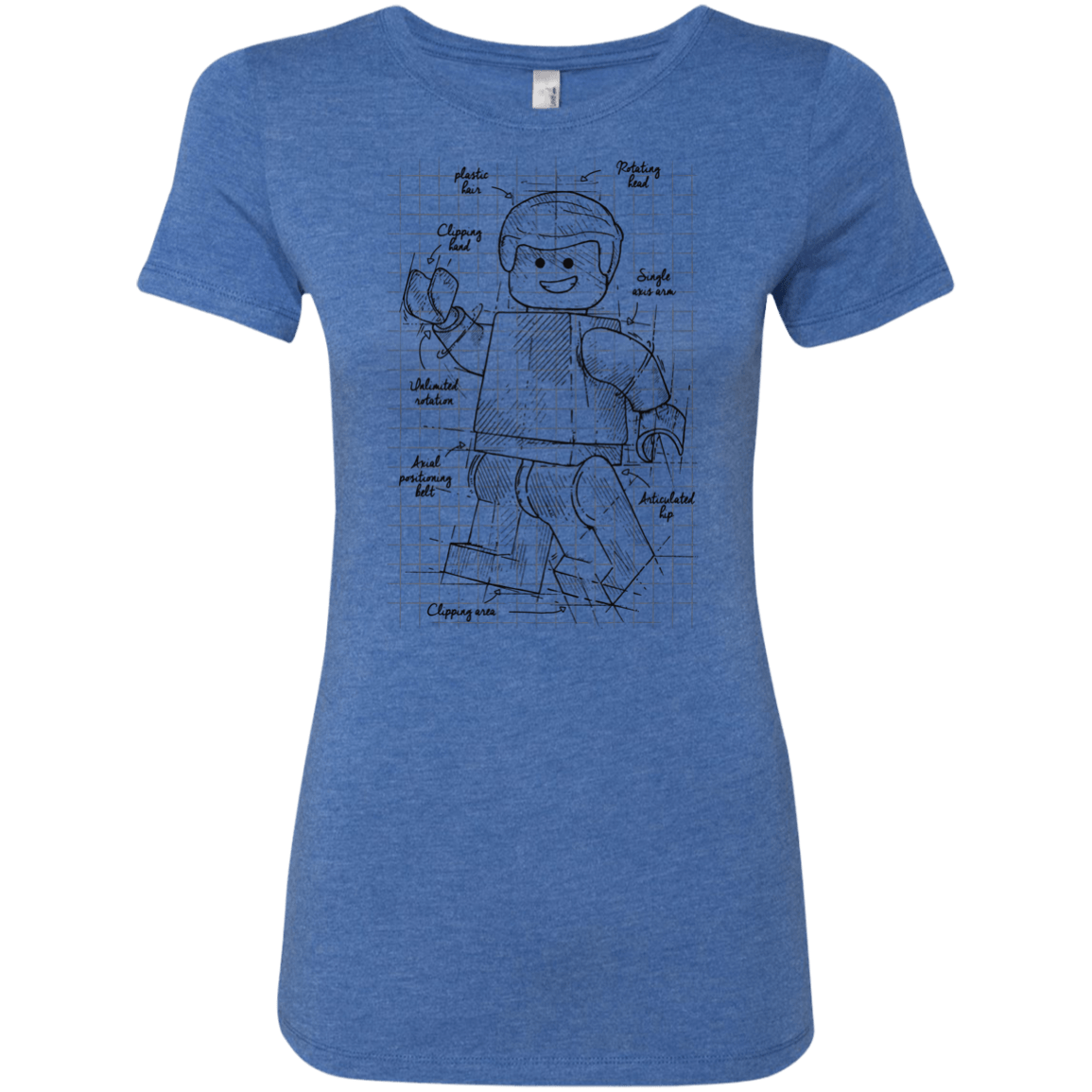 T-Shirts Vintage Royal / S Lego Plan Women's Triblend T-Shirt