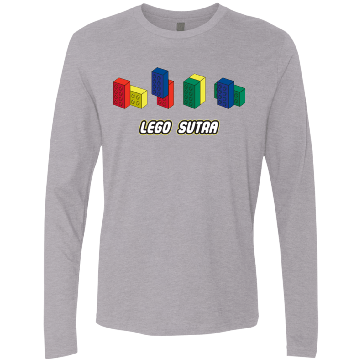 T-Shirts Heather Grey / Small Lego Sutra Men's Premium Long Sleeve