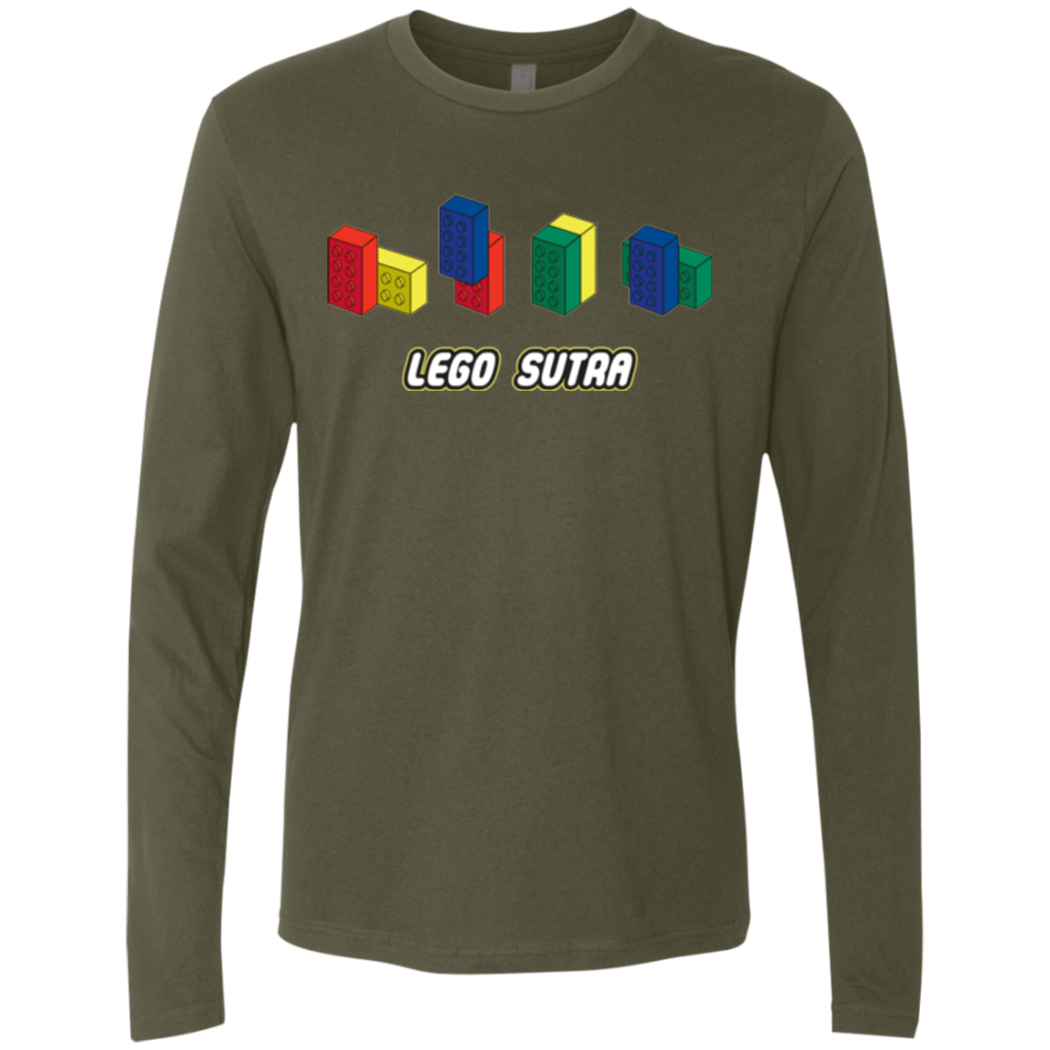 T-Shirts Military Green / Small Lego Sutra Men's Premium Long Sleeve