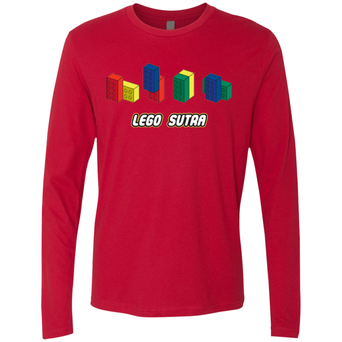T-Shirts Red / Small Lego Sutra Men's Premium Long Sleeve
