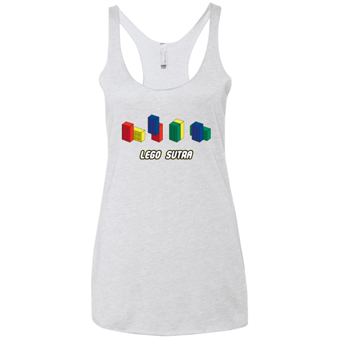 T-Shirts Heather White / X-Small Lego Sutra Women's Triblend Racerback Tank