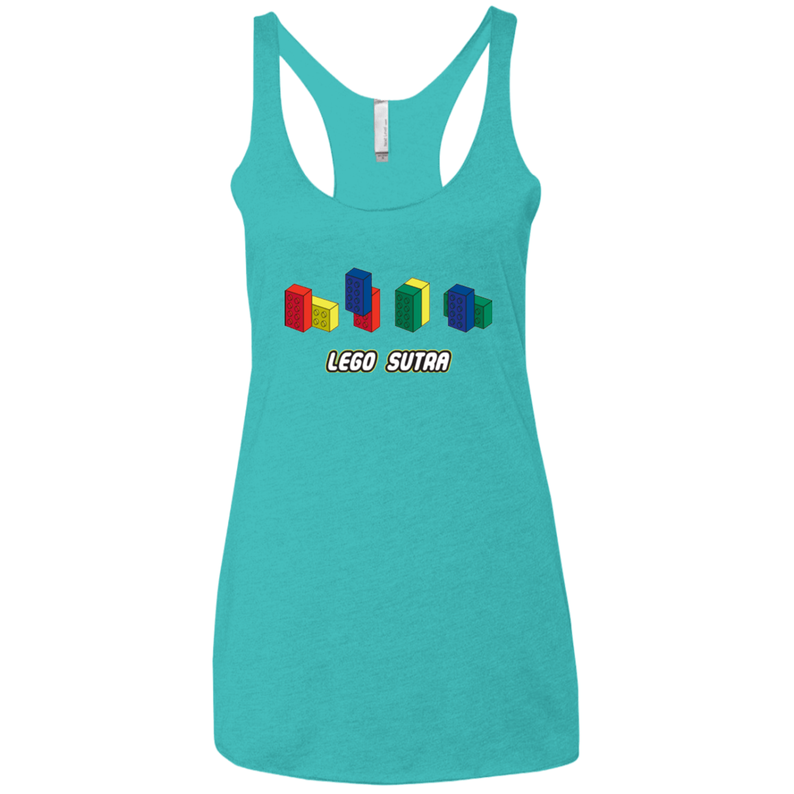 T-Shirts Tahiti Blue / X-Small Lego Sutra Women's Triblend Racerback Tank