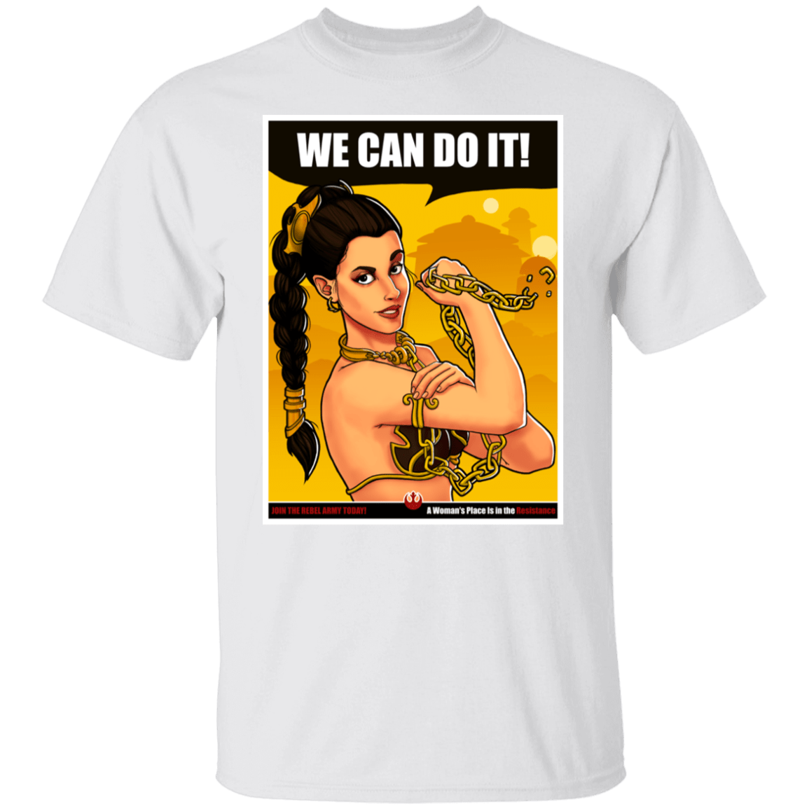 T-Shirts White / S Leia Can Do It T-Shirt