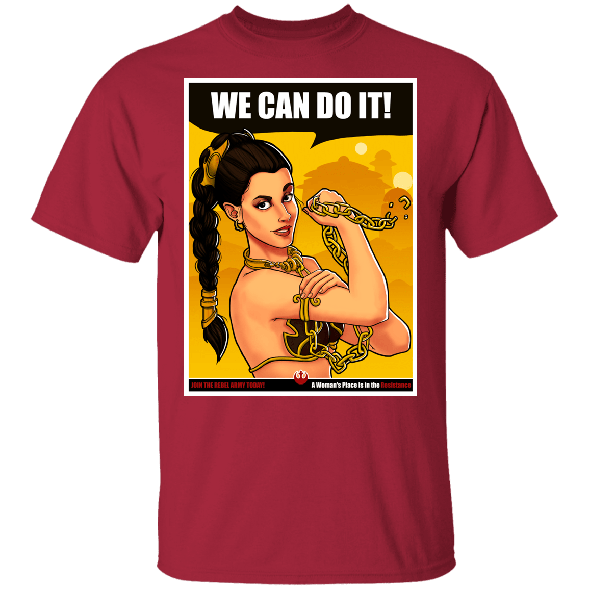T-Shirts Cardinal / YXS Leia Can Do It Youth T-Shirt