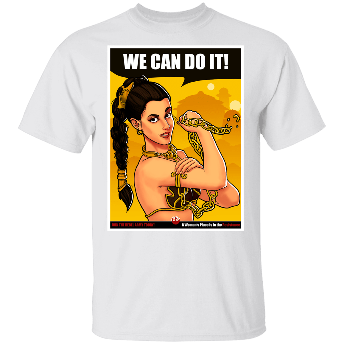 T-Shirts White / YXS Leia Can Do It Youth T-Shirt