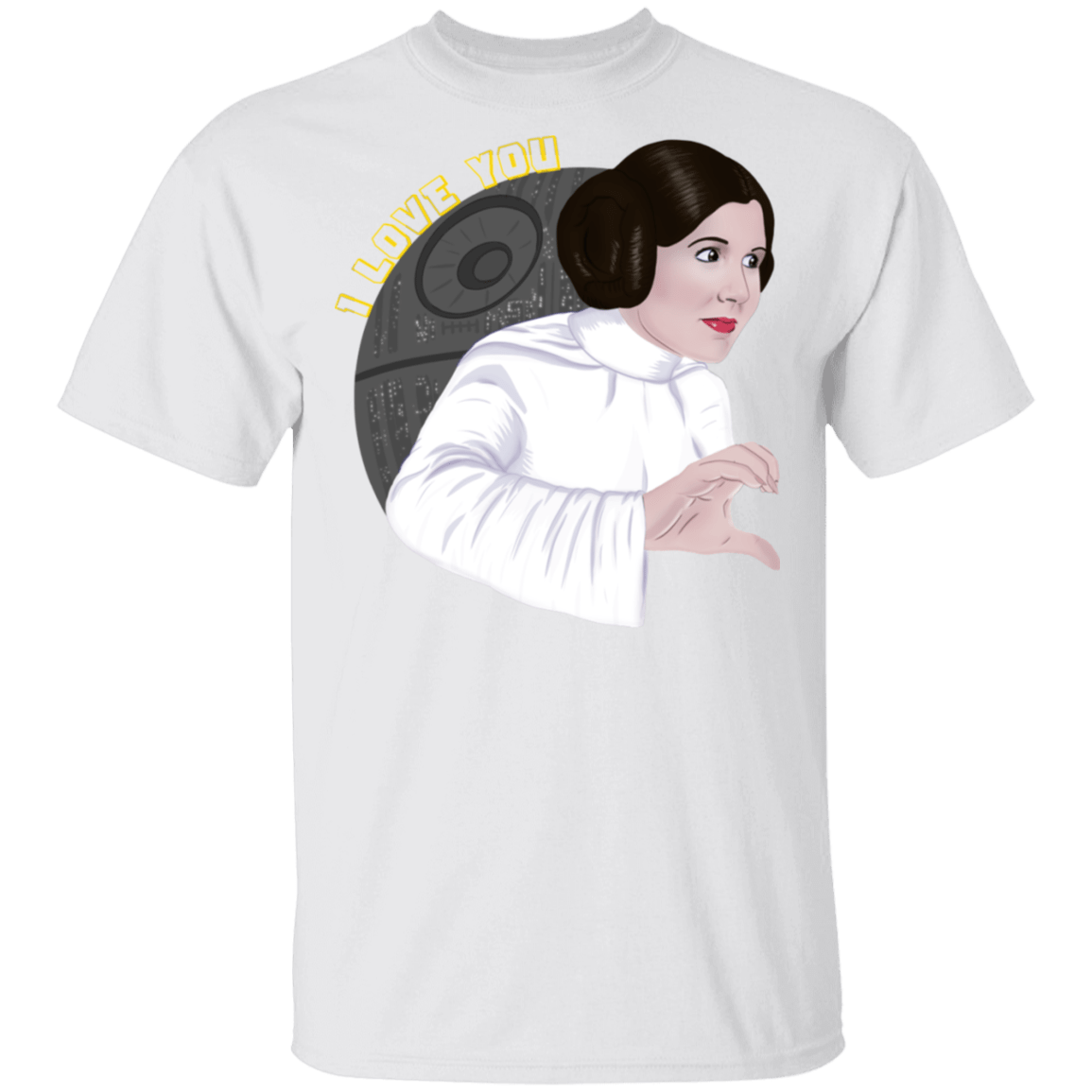 T-Shirts White / S Leia I Love You T-Shirt