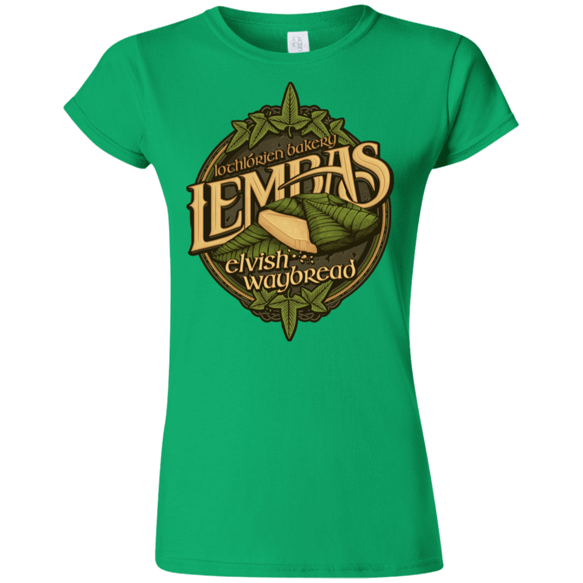 T-Shirts Irish Green / S Lembas Bread Junior Slimmer-Fit T-Shirt