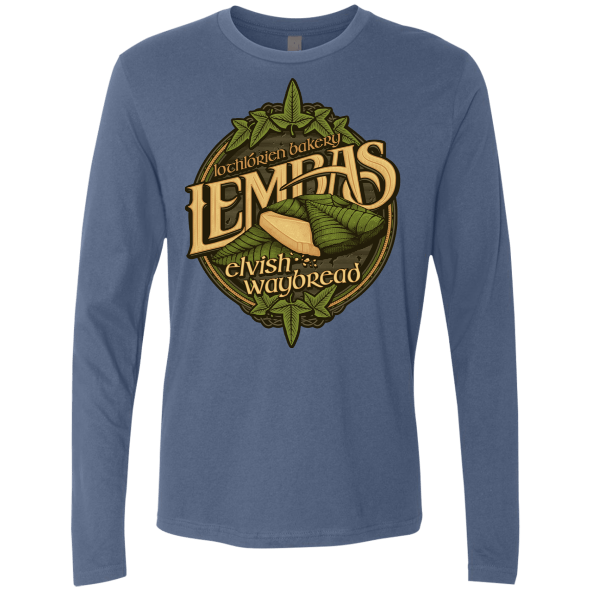 T-Shirts Indigo / S Lembas Bread Men's Premium Long Sleeve