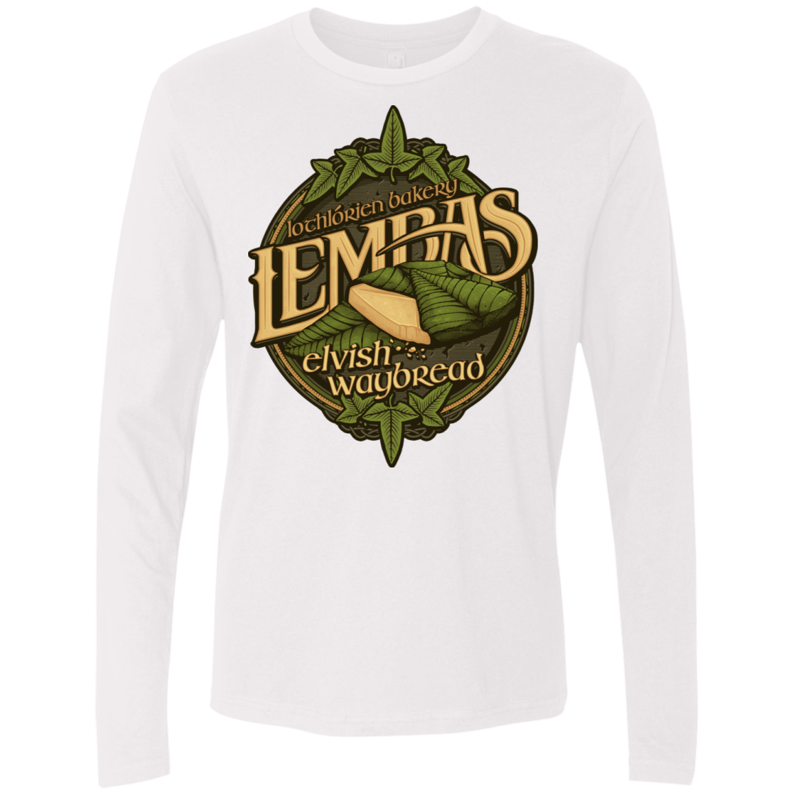 T-Shirts White / S Lembas Bread Men's Premium Long Sleeve
