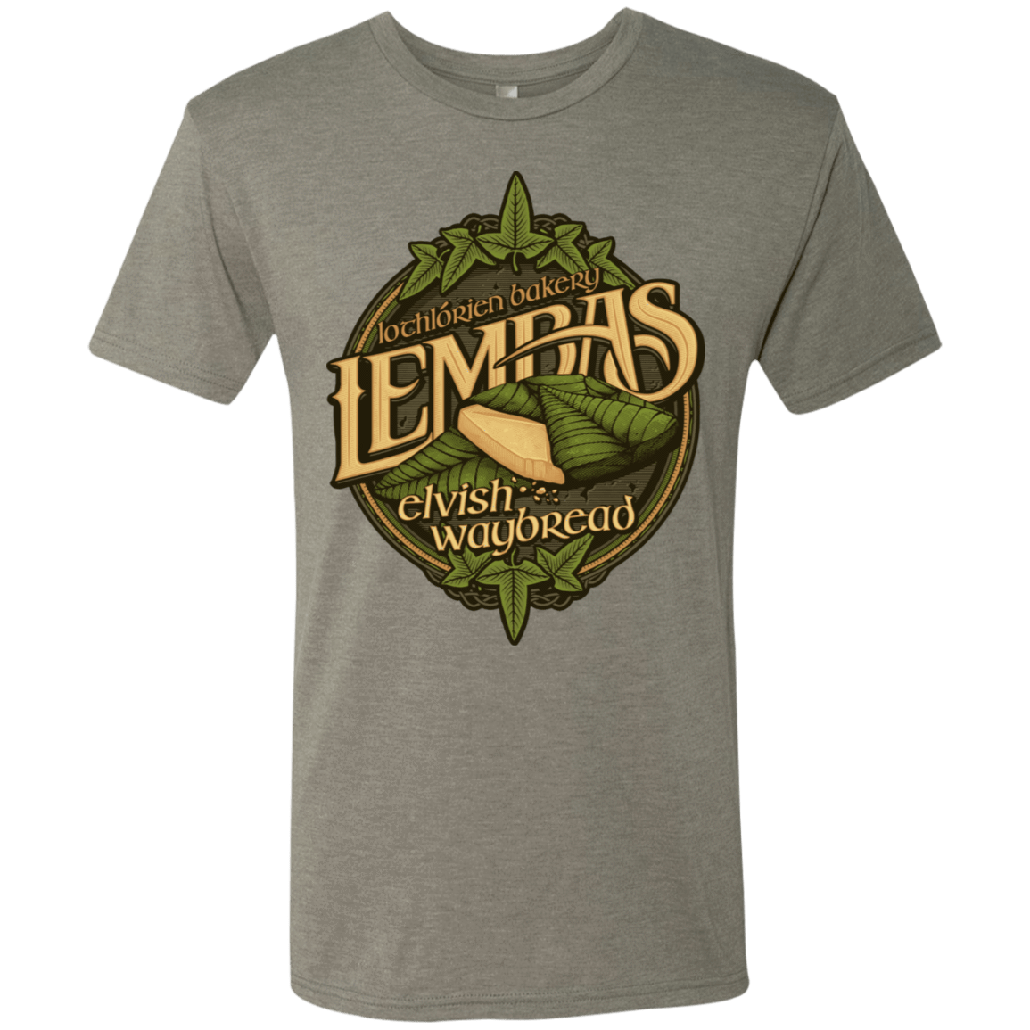 T-Shirts Venetian Grey / S Lembas Bread Men's Triblend T-Shirt