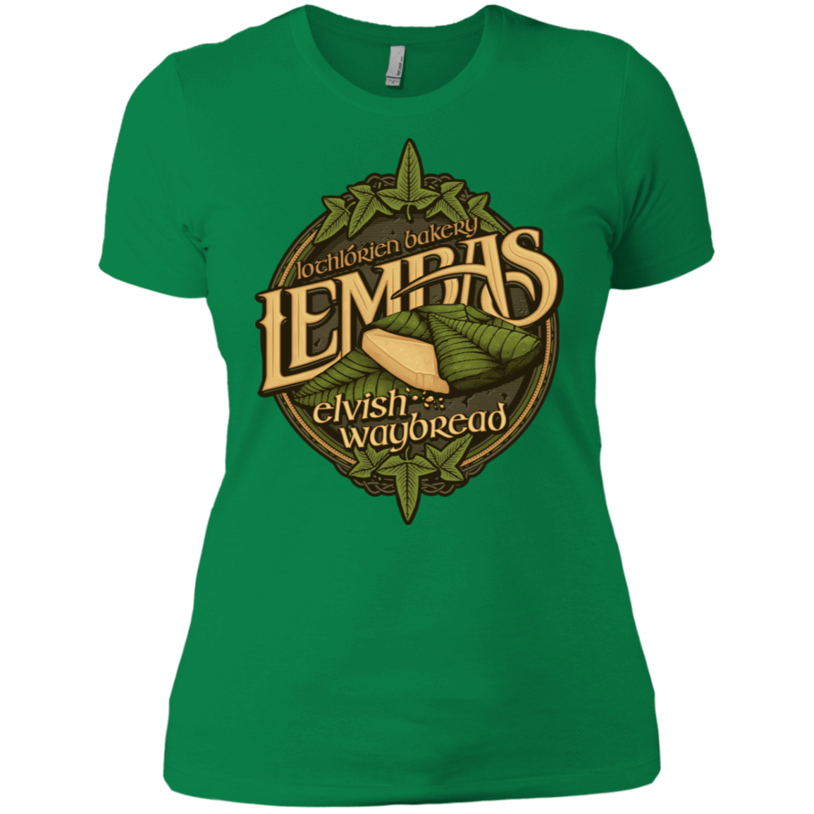 T-Shirts Kelly Green / X-Small Lembas Bread Women's Premium T-Shirt