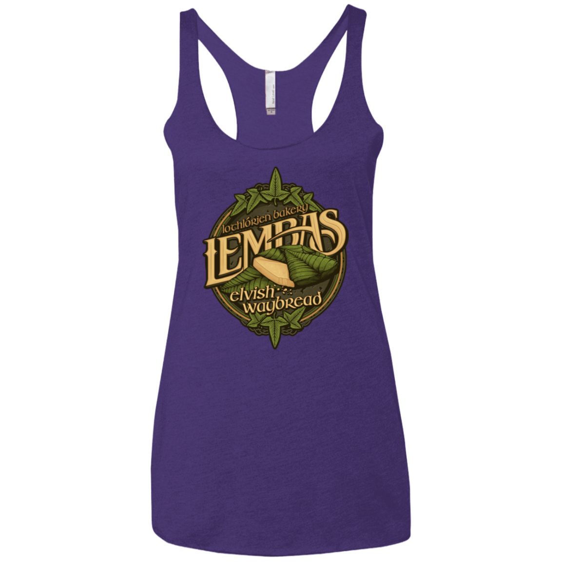 T-Shirts Purple Rush / X-Small Lembas Bread Women's Triblend Racerback Tank