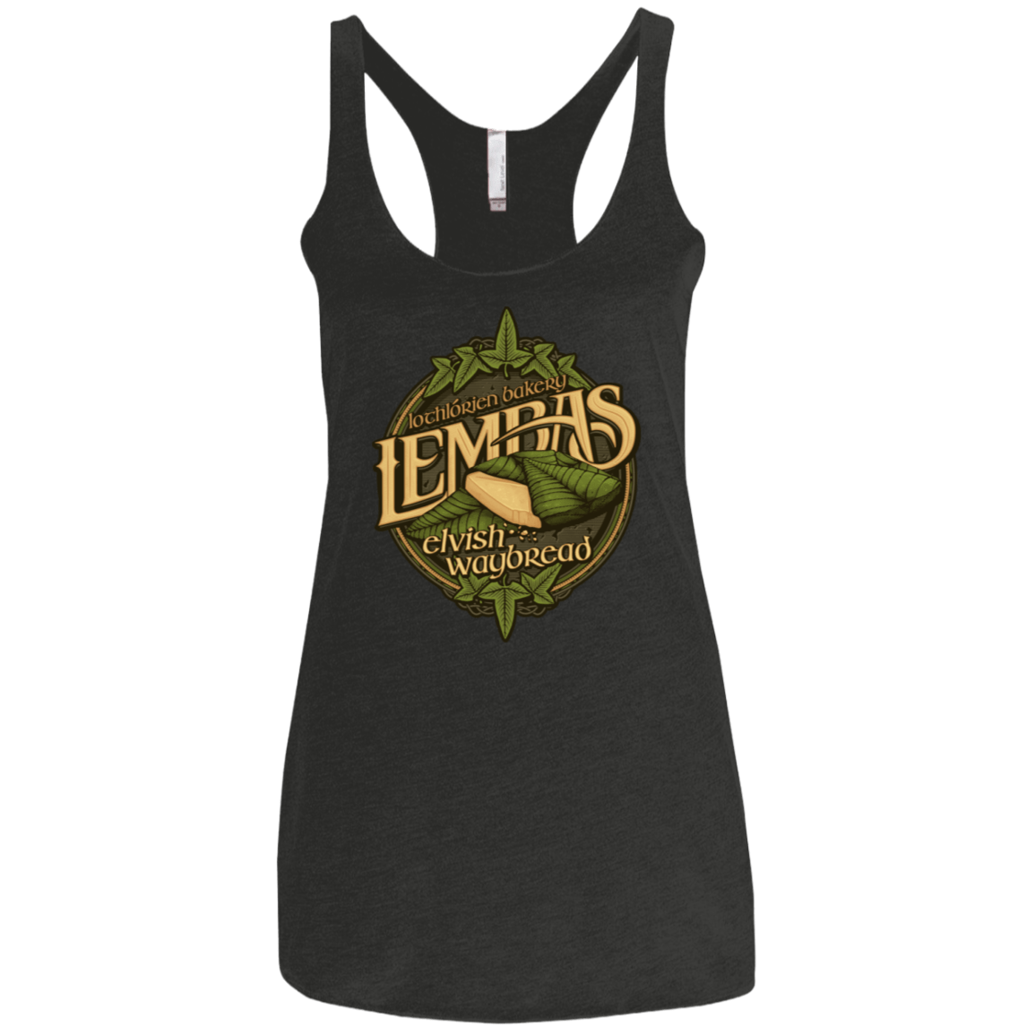 T-Shirts Vintage Black / X-Small Lembas Bread Women's Triblend Racerback Tank