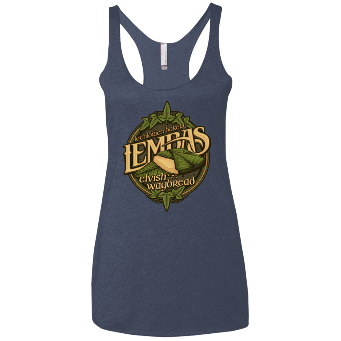 T-Shirts Vintage Navy / X-Small Lembas Bread Women's Triblend Racerback Tank