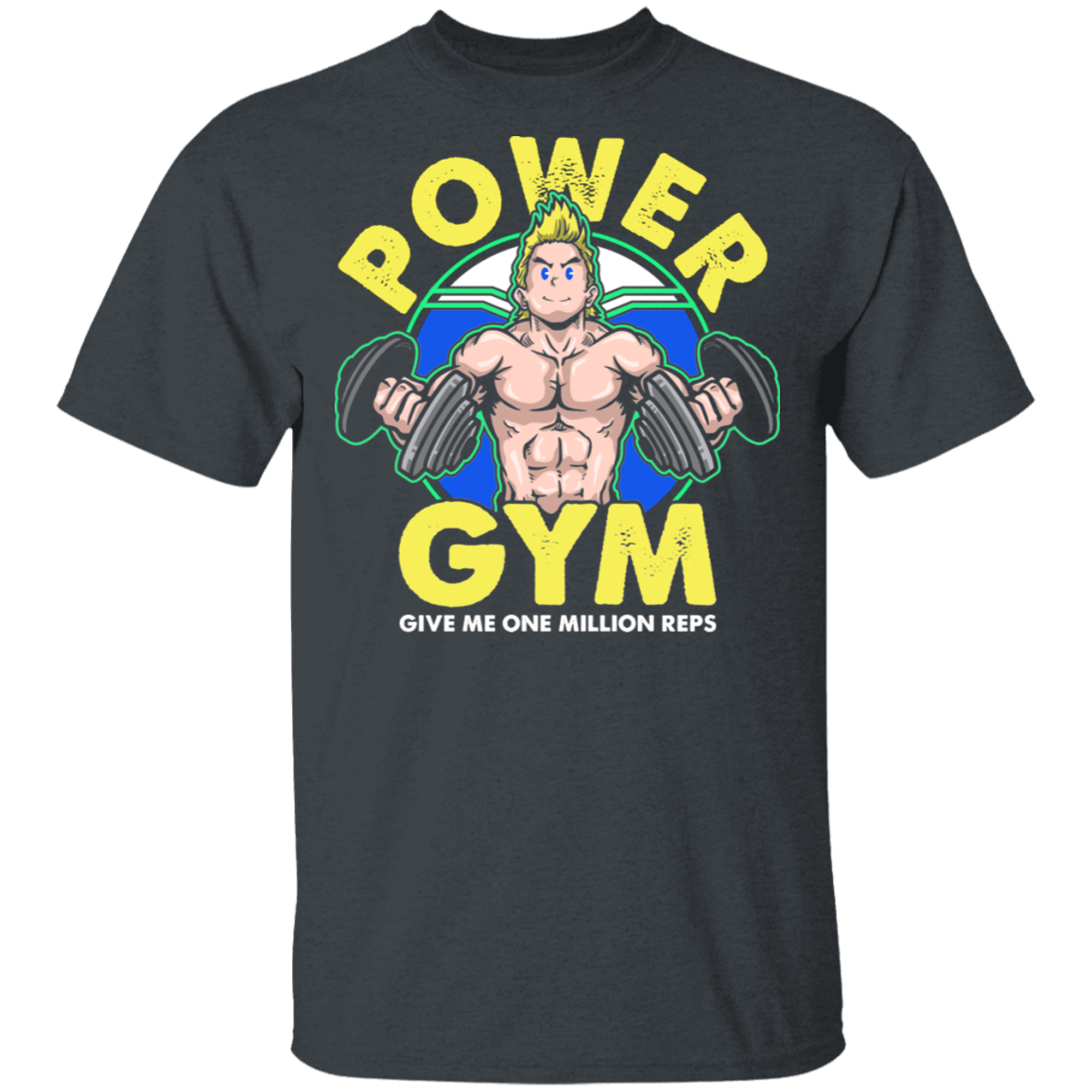 T-Shirts Dark Heather / S Lemillion Gym T-Shirt