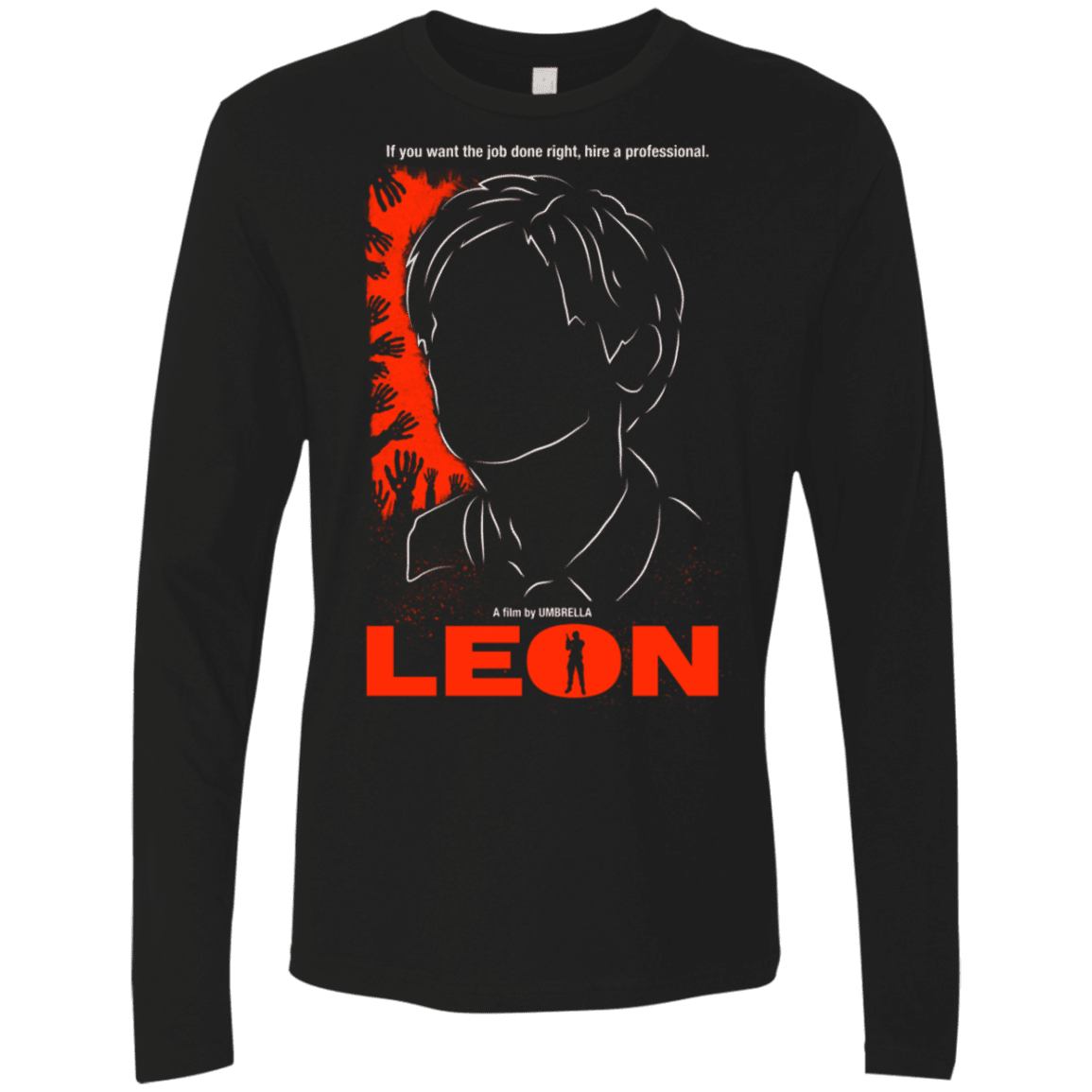 T-Shirts Black / S Leon Pro Men's Premium Long Sleeve