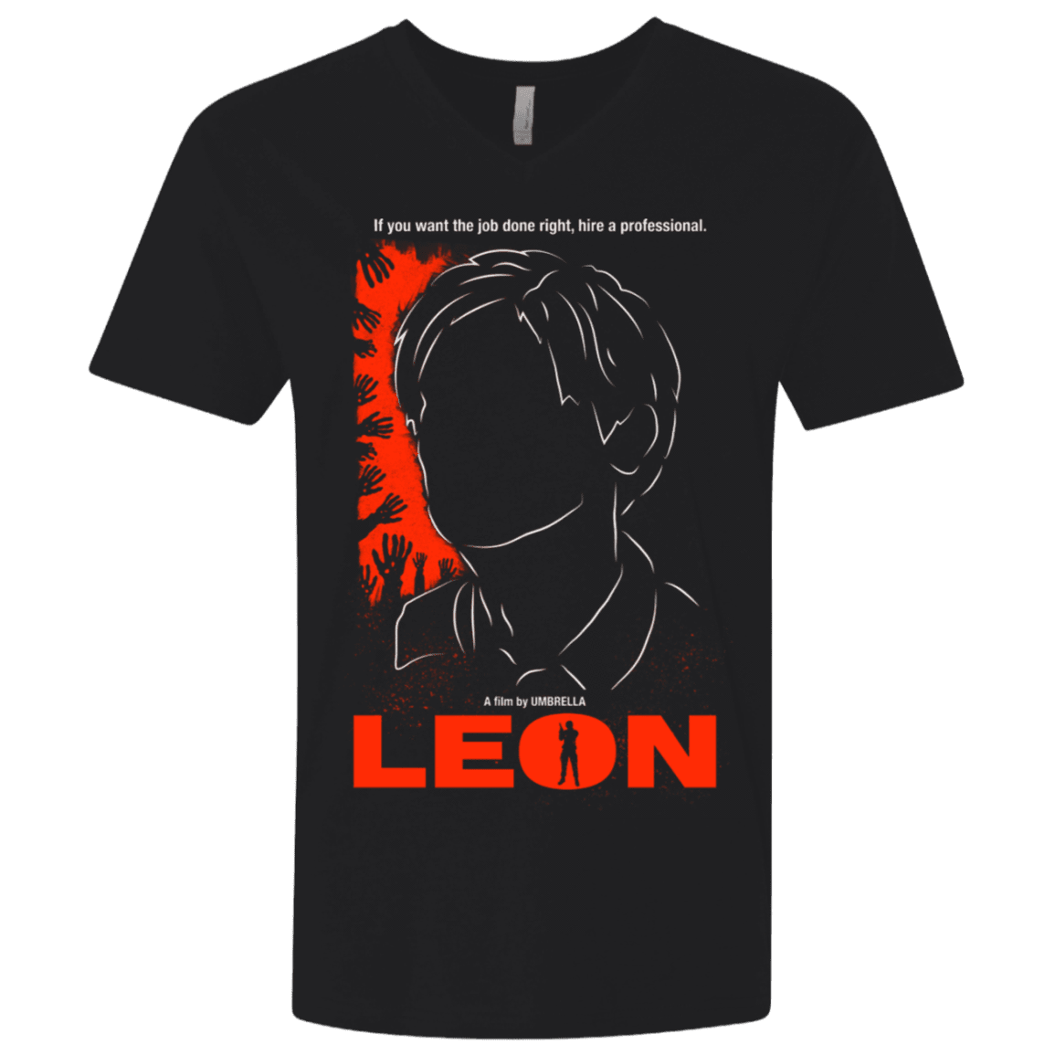 T-Shirts Black / X-Small Leon Pro Men's Premium V-Neck