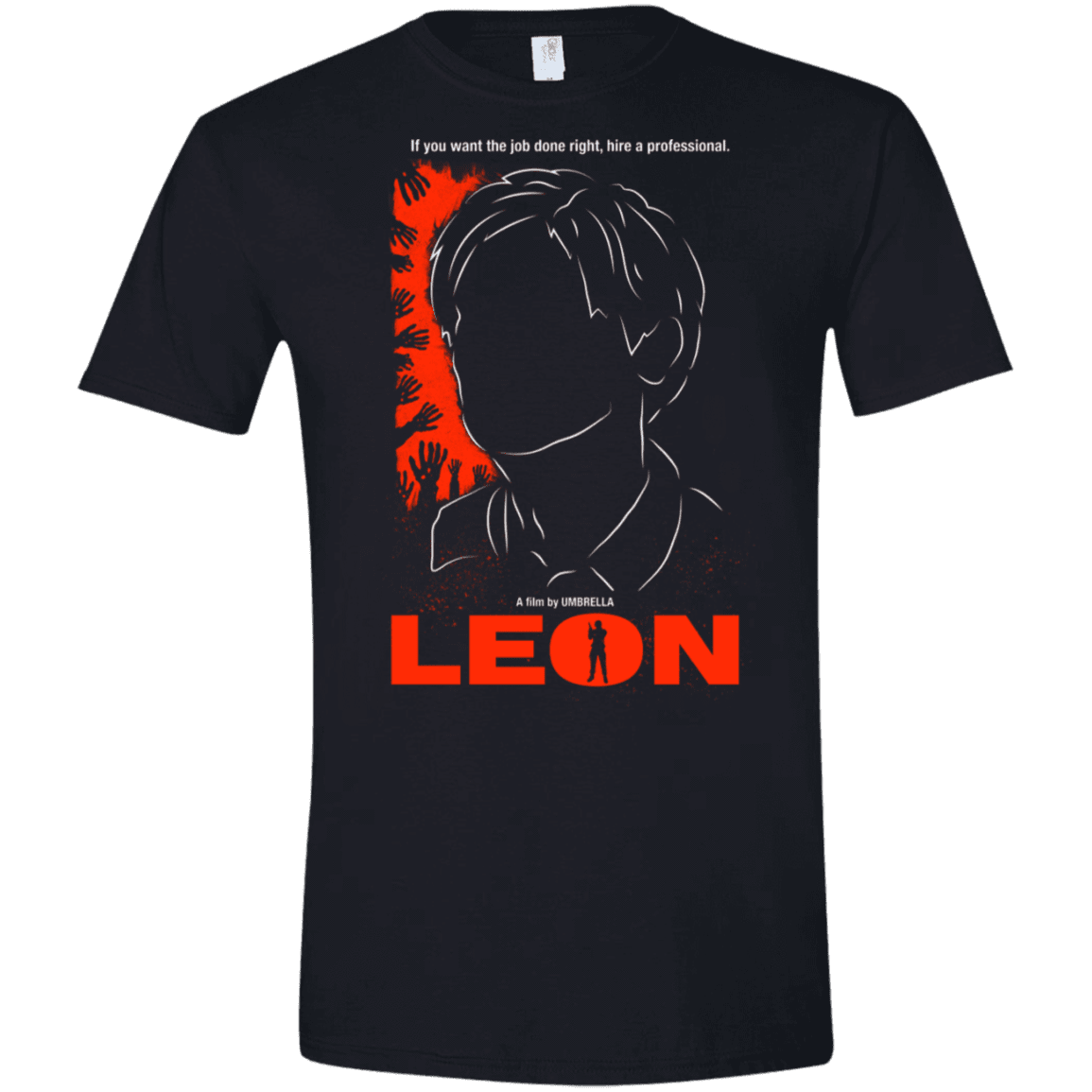 T-Shirts Black / X-Small Leon Pro Men's Semi-Fitted Softstyle