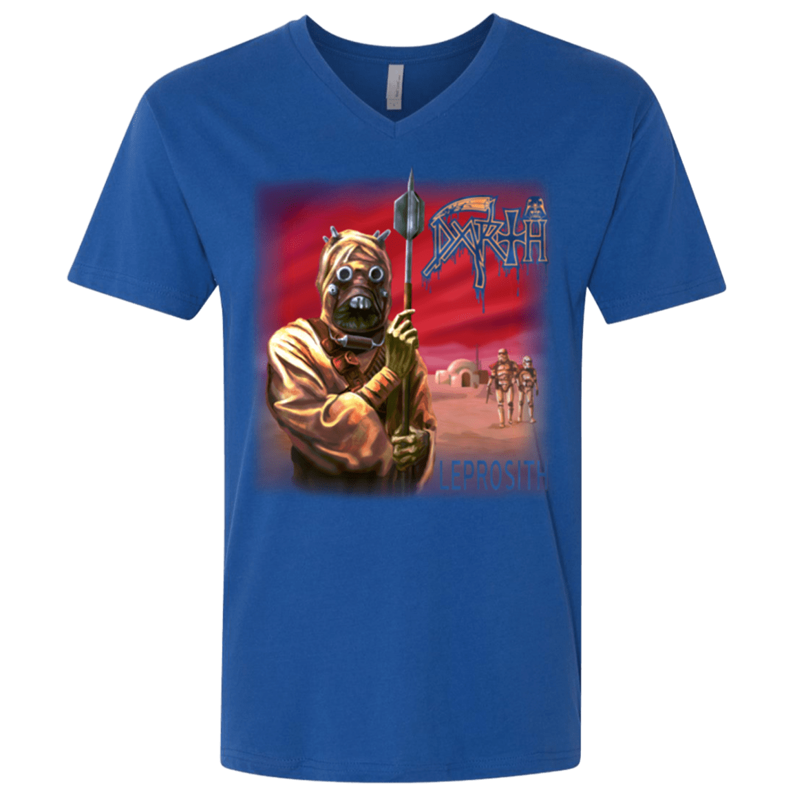 T-Shirts Royal / X-Small LEPROSITH2 Men's Premium V-Neck