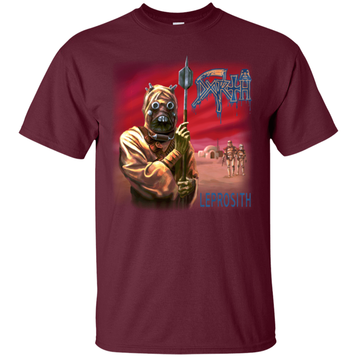 T-Shirts Maroon / Small LEPROSITH2 T-Shirt