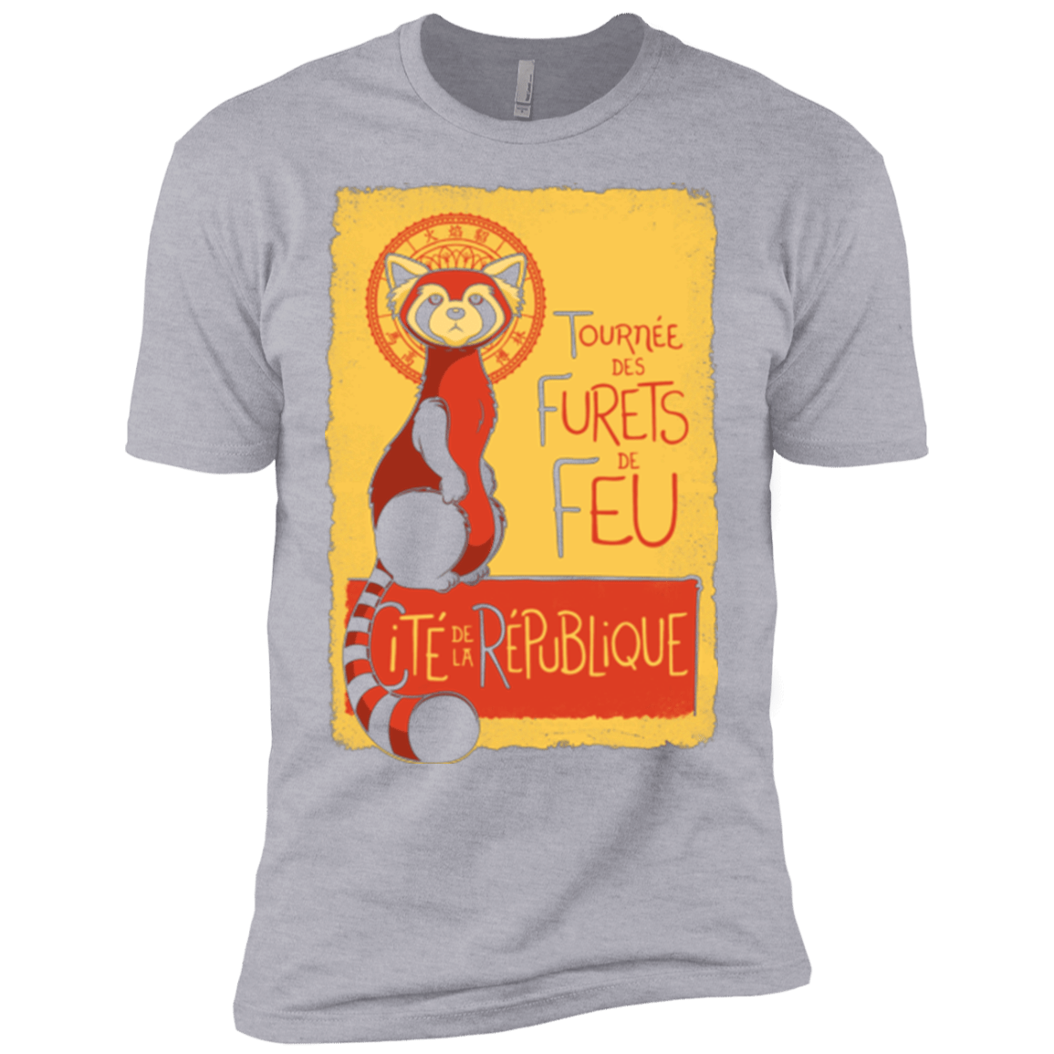 T-Shirts Heather Grey / YXS Les Furets de Feu Boys Premium T-Shirt