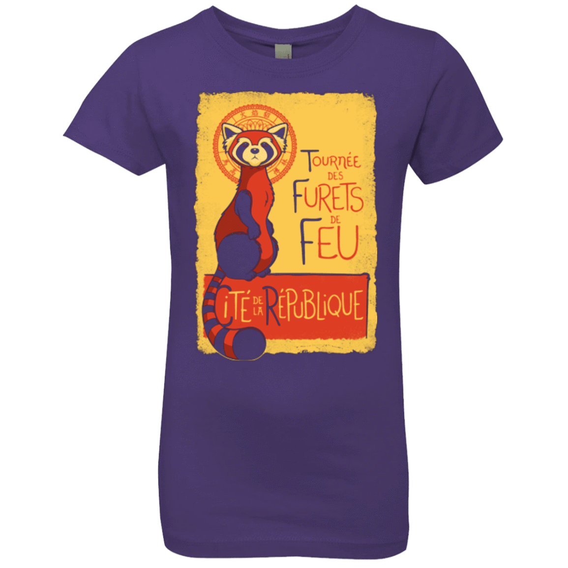 T-Shirts Purple Rush / YXS Les Furets de Feu Girls Premium T-Shirt
