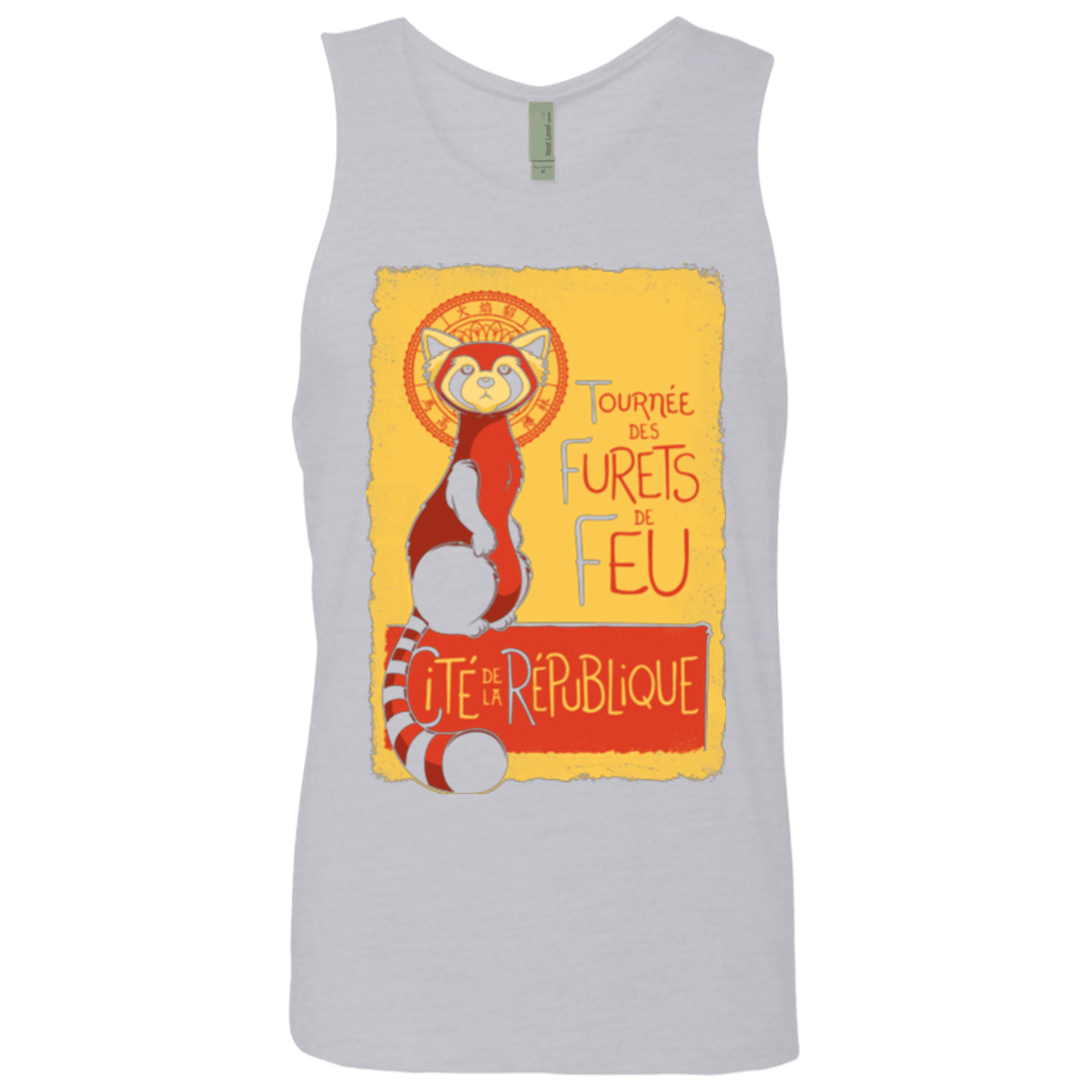 T-Shirts Heather Grey / Small Les Furets de Feu Men's Premium Tank Top