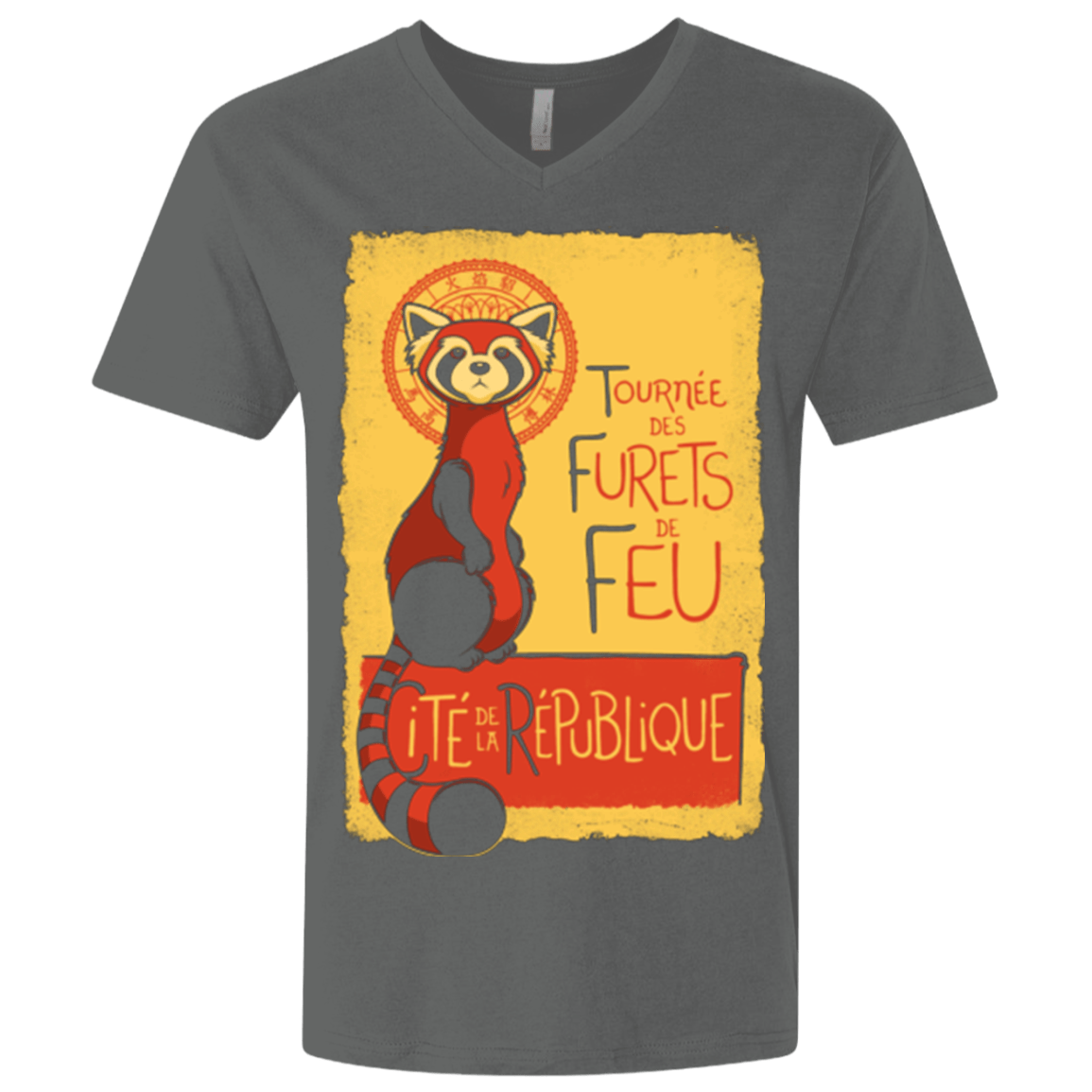 T-Shirts Heavy Metal / X-Small Les Furets de Feu Men's Premium V-Neck