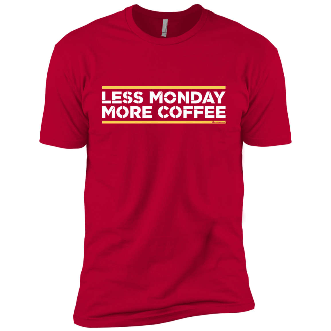 T-Shirts Red / YXS Less Monday More Coffee Boys Premium T-Shirt