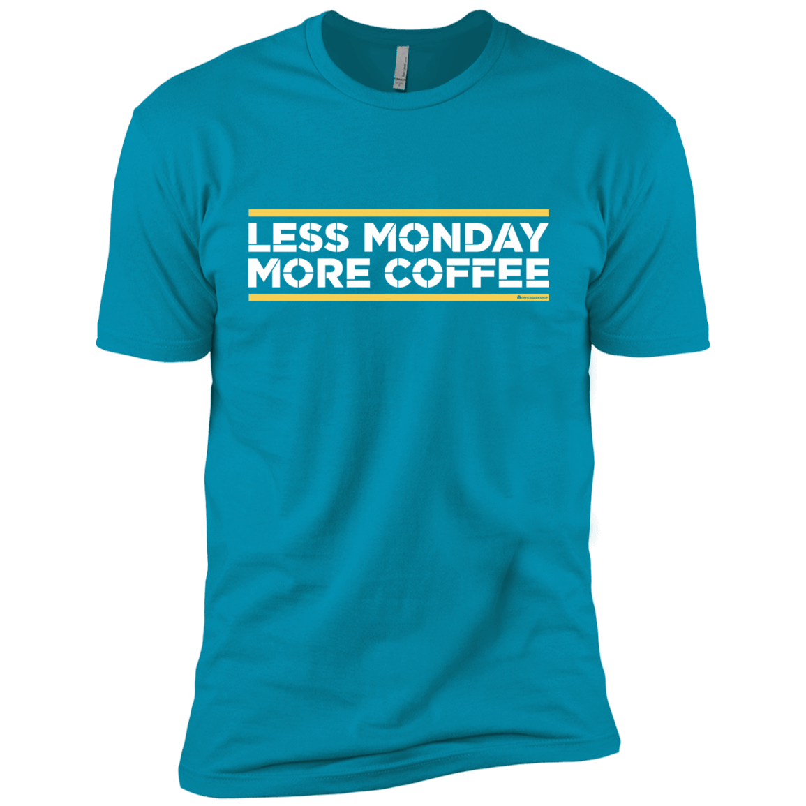 T-Shirts Turquoise / YXS Less Monday More Coffee Boys Premium T-Shirt