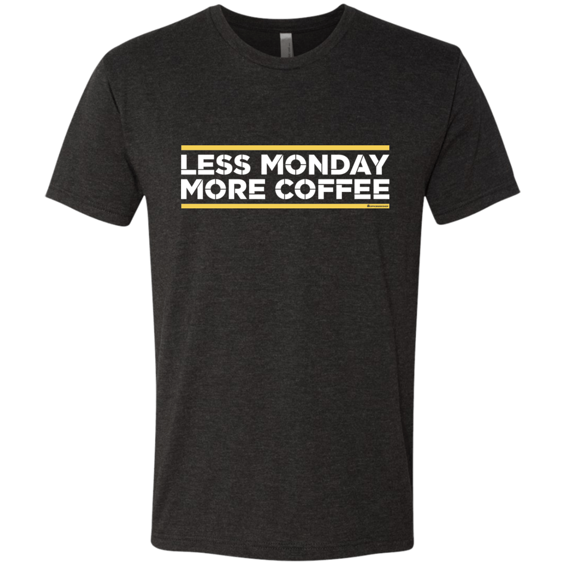 T-Shirts Vintage Black / Small Less Monday More Coffee Men's Triblend T-Shirt
