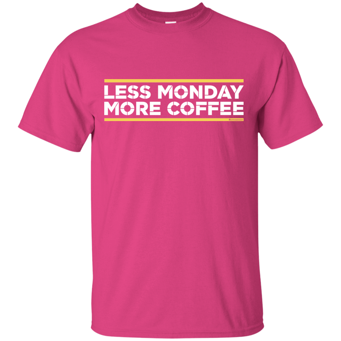 T-Shirts Heliconia / Small Less Monday More Coffee T-Shirt