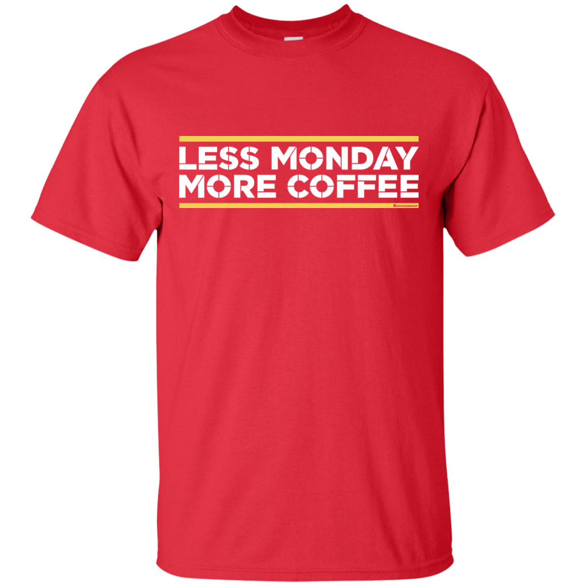 T-Shirts Red / Small Less Monday More Coffee T-Shirt