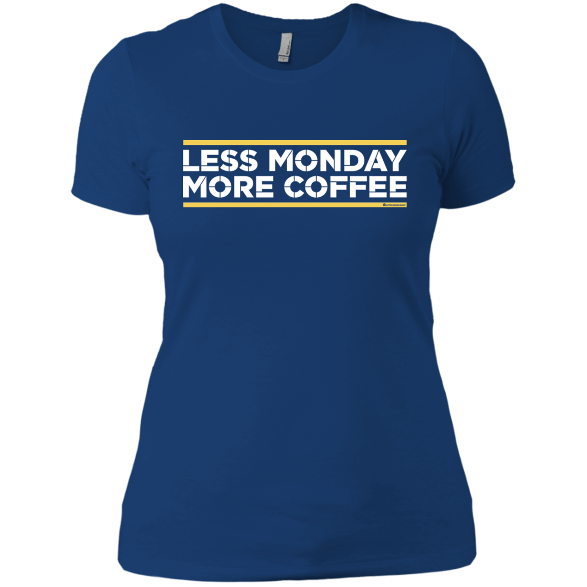 T-Shirts Royal / X-Small Less Monday More Coffee Women's Premium T-Shirt