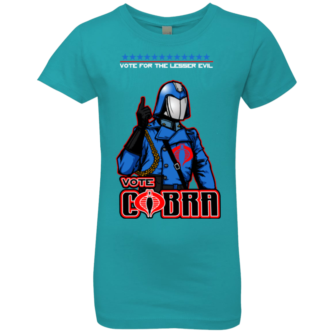 T-Shirts Tahiti Blue / YXS Lesser Evil Girls Premium T-Shirt