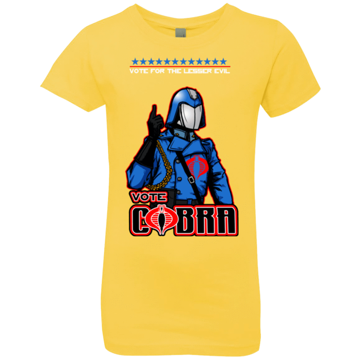 T-Shirts Vibrant Yellow / YXS Lesser Evil Girls Premium T-Shirt