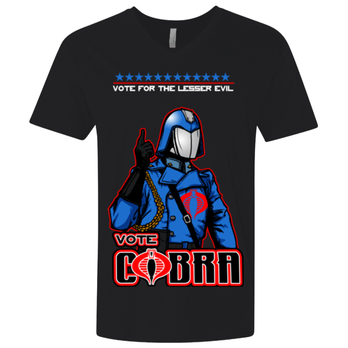 T-Shirts Black / X-Small Lesser Evil Men's Premium V-Neck