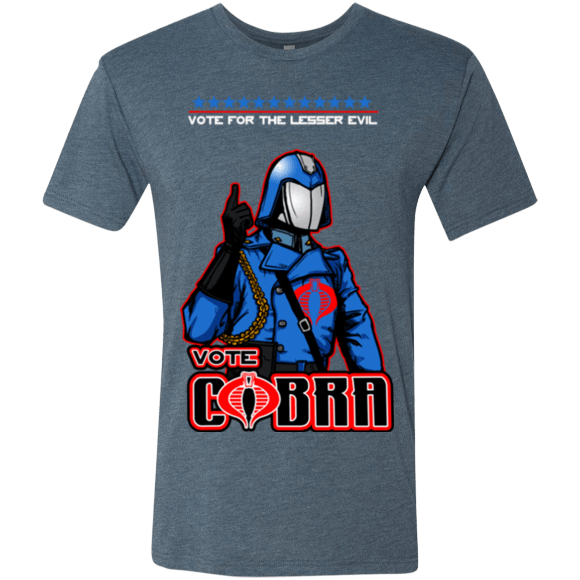 T-Shirts Indigo / Small Lesser Evil Men's Triblend T-Shirt