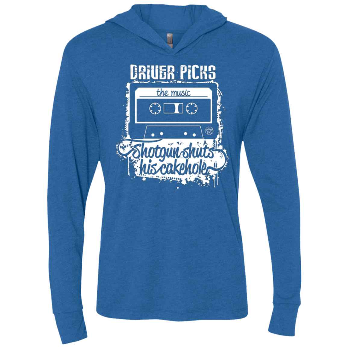 T-Shirts Vintage Royal / X-Small Lessons Triblend Long Sleeve Hoodie Tee