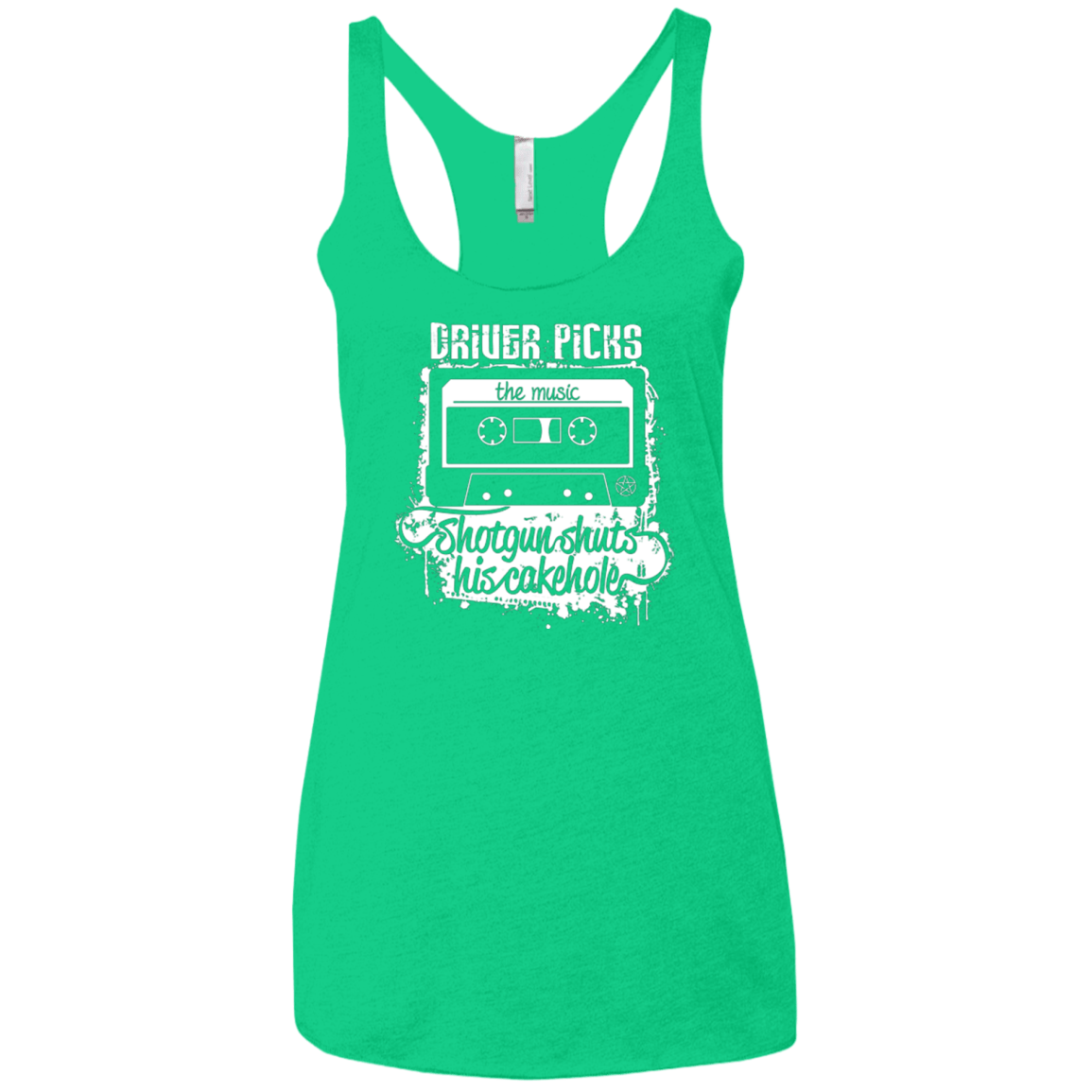 T-Shirts Envy / X-Small Lessons Women's Triblend Racerback Tank
