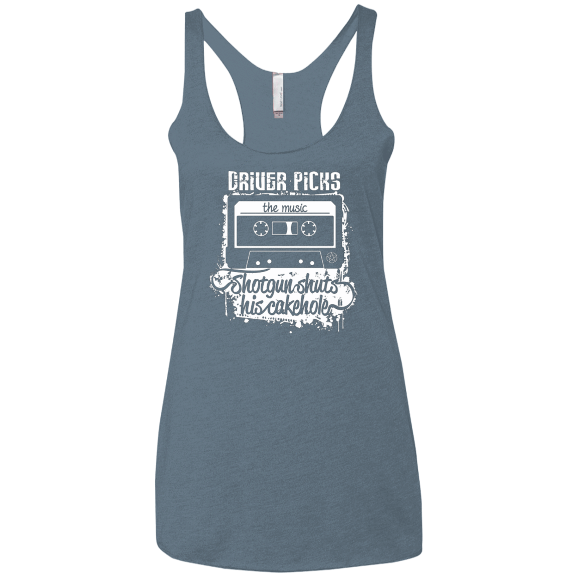 T-Shirts Indigo / X-Small Lessons Women's Triblend Racerback Tank