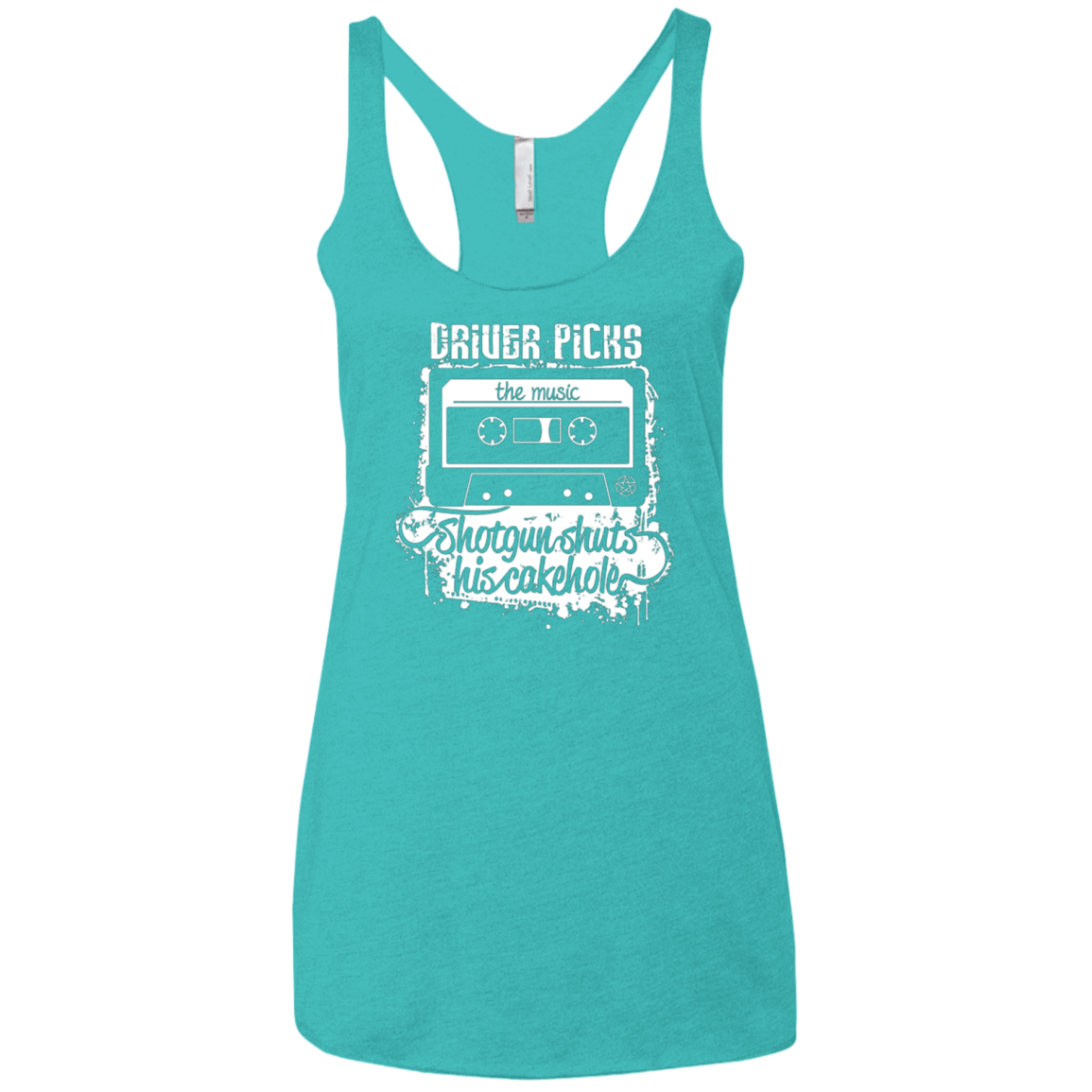 T-Shirts Tahiti Blue / X-Small Lessons Women's Triblend Racerback Tank