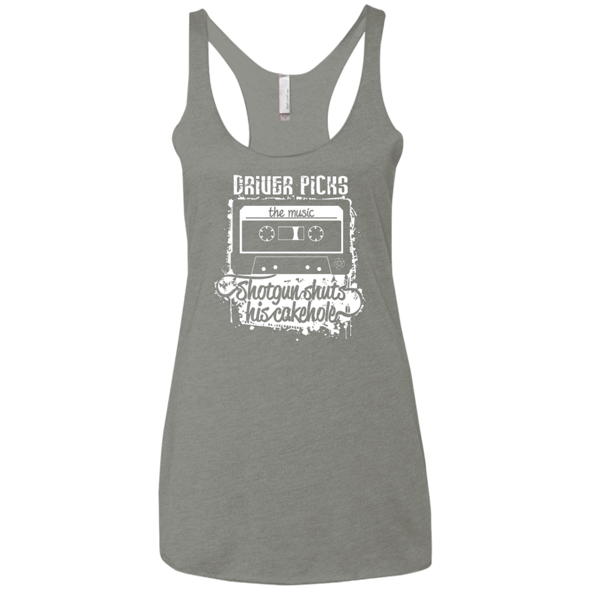 T-Shirts Venetian Grey / X-Small Lessons Women's Triblend Racerback Tank