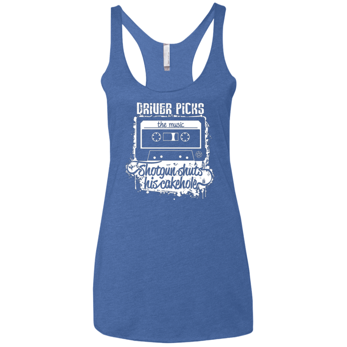 T-Shirts Vintage Royal / X-Small Lessons Women's Triblend Racerback Tank