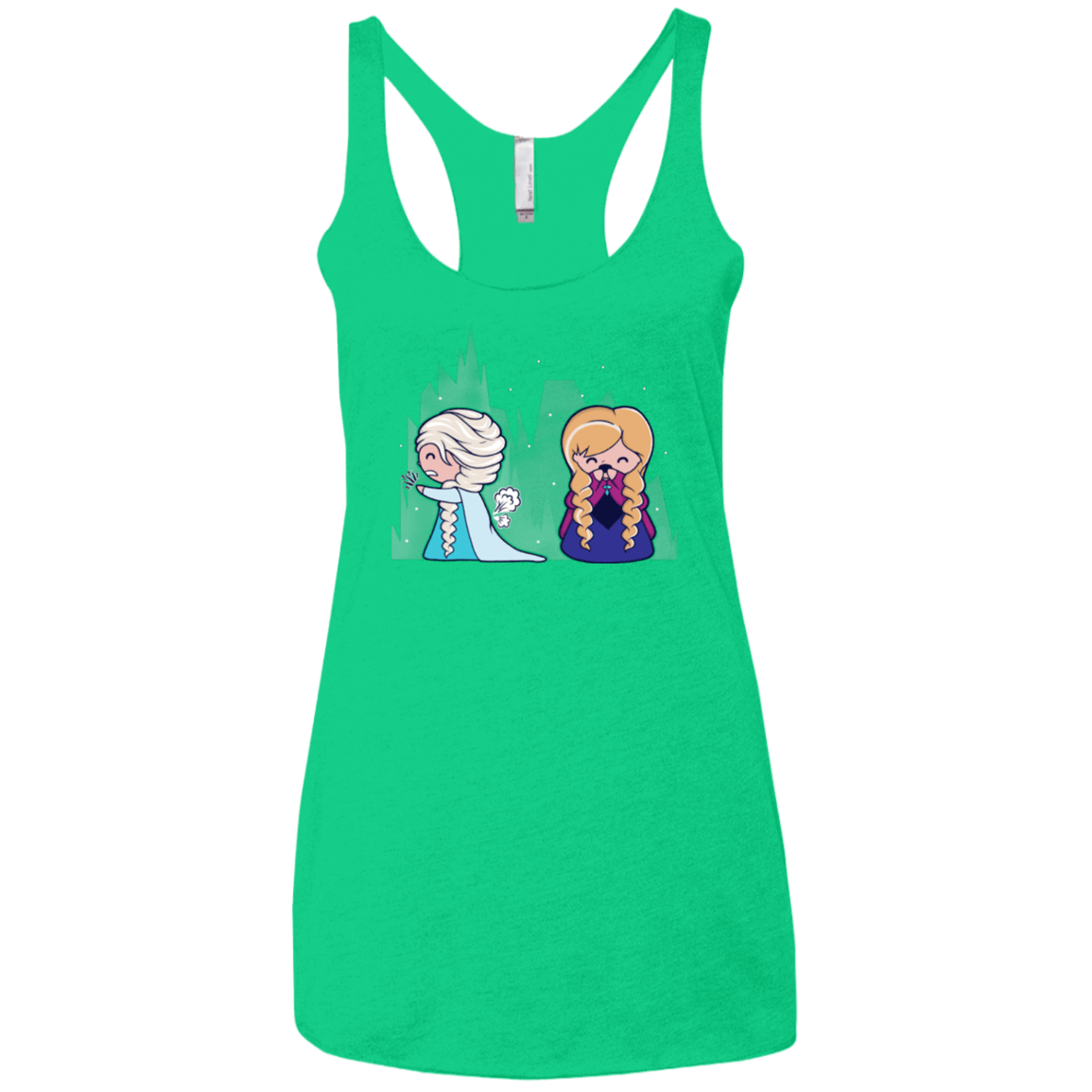 T-Shirts Envy / X-Small Let it Go fart Women's Triblend Racerback Tank