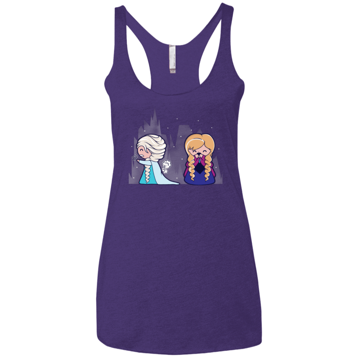 T-Shirts Purple / X-Small Let it Go fart Women's Triblend Racerback Tank