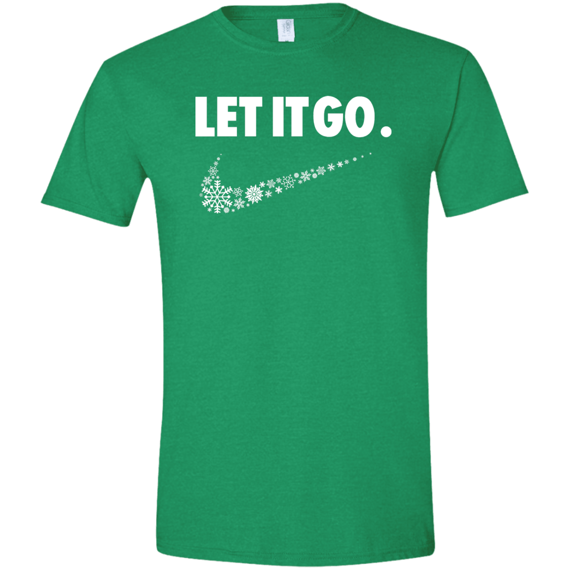 T-Shirts Heather Irish Green / S Let It Go Men's Semi-Fitted Softstyle