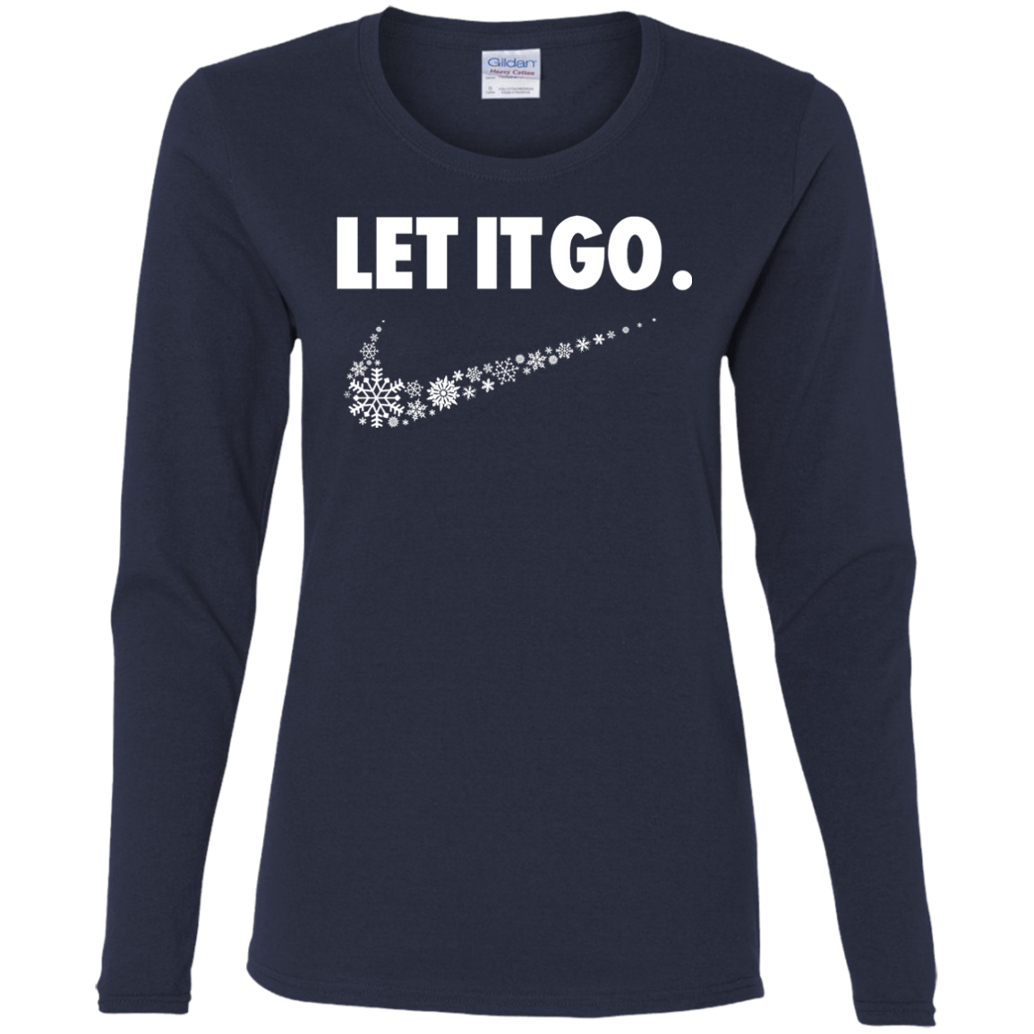 T-Shirts Navy / S Let It Go Women's Long Sleeve T-Shirt