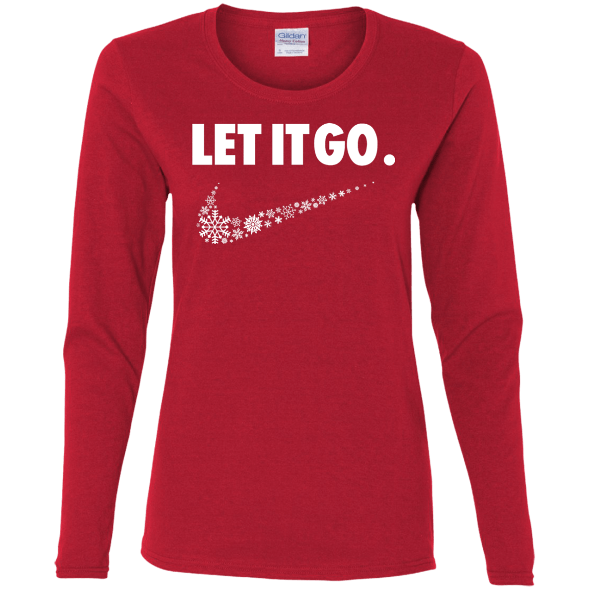 T-Shirts Red / S Let It Go Women's Long Sleeve T-Shirt